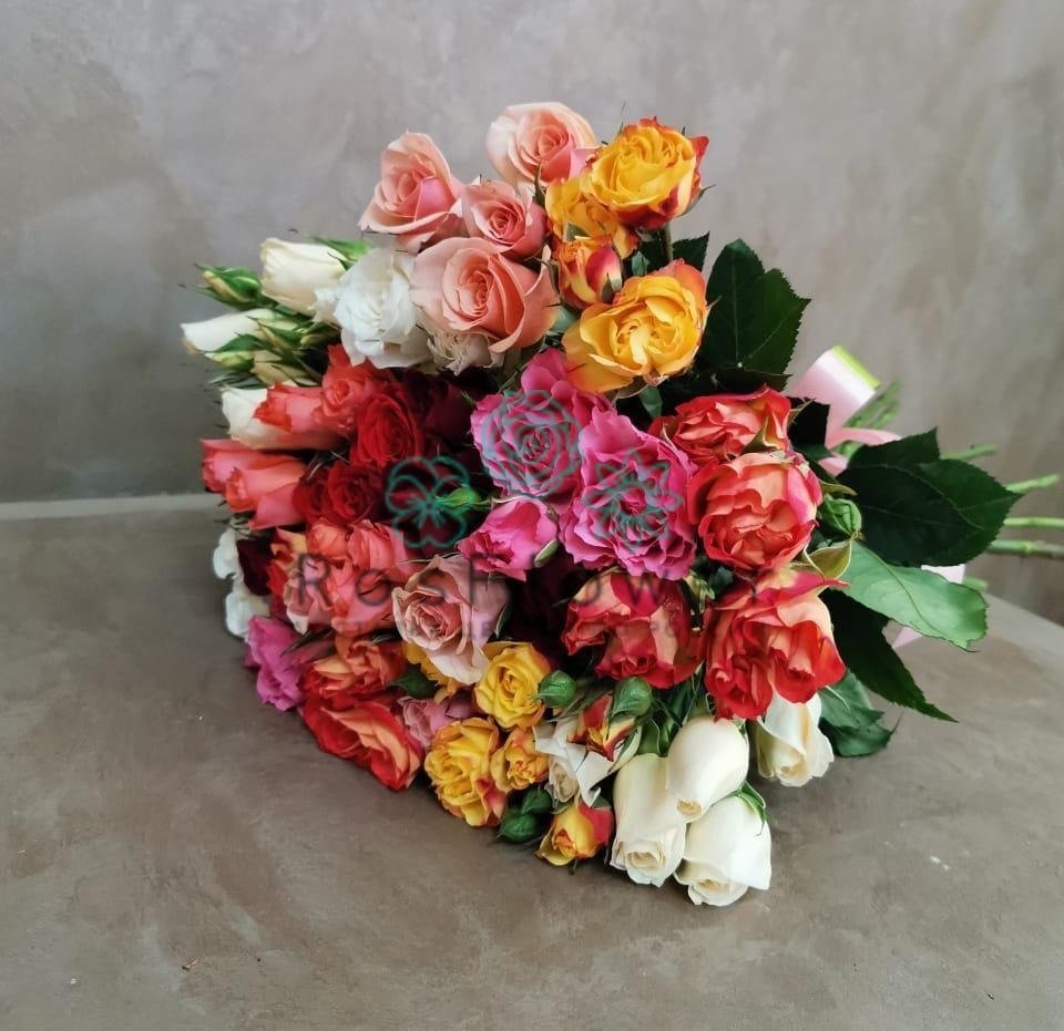 Букет цветов из: Розы в Канеловской