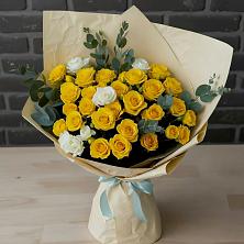 Букет цветов из:  Розы в Канеловской