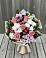 Букет цветов из: Альстромерии, Гвоздики, Розы и Хризантемы в Канеловской