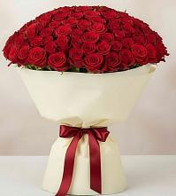 Букет 101 Красная роза Милано #REPLACE_PRED# Канеловской