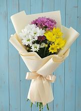 Букет цветов из:  Хризантемы в Канеловской