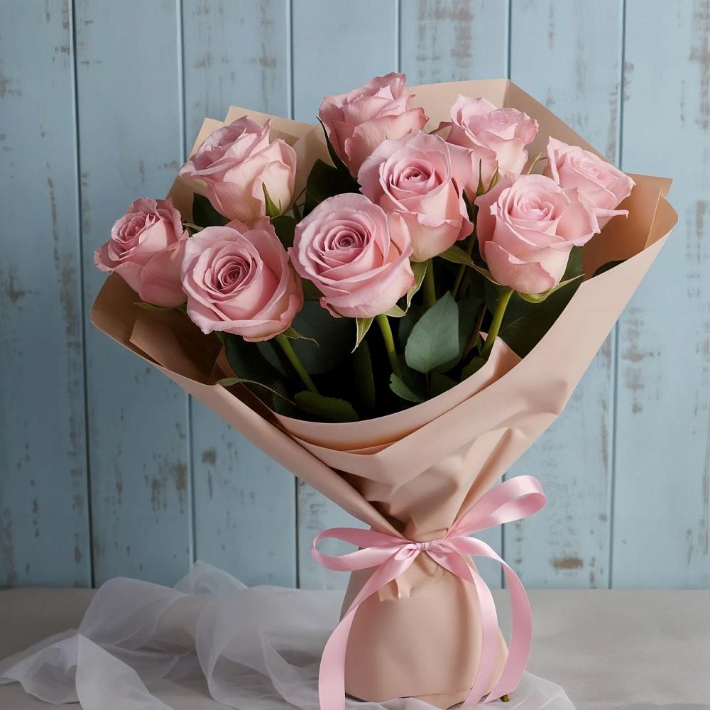 Букет цветов из: Розы в Канеловской