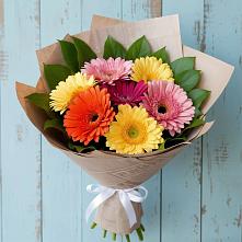 Букет цветов из:  Герберы в Канеловской