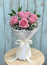 Букет цветов из:  Розы в Канеловской