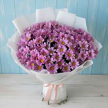 Букет цветов из:  Хризантемы в Канеловской