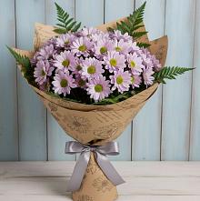 Букет цветов из:  Хризантемы в Канеловской