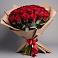 Букет 25 Красных роз Лотус в Канеловской