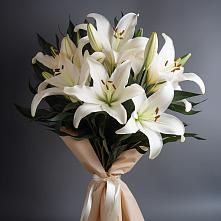 Букет цветов из:  Лилии в Канеловской