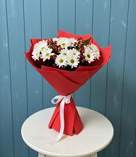 Букет цветов из:  Хризантемы в Канеловской