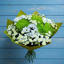 Букет цветов из:  Хризантемы в Канеловской