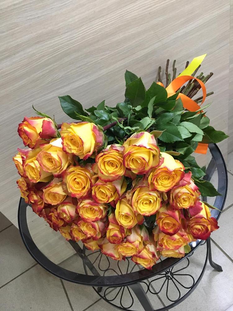 Букет Желтые розы в Канеловской