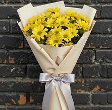 Букет цветов из:  Хризантемы в Канеловской