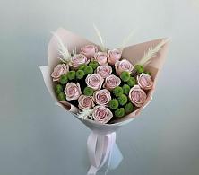 Букет цветов из:  Розы и Хризантемы #REPLACE_PRED# Канеловской
