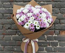 Букет цветов из:  Хризантемы в Канеловской