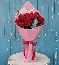 Букет цветов из:  Розы в Канеловской