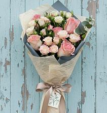 Букет цветов из:  Розы в Канеловской