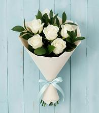Букет цветов из:  Розы в Канеловской