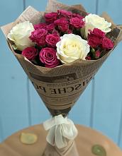 Букет цветов из:  Розы в Канеловской