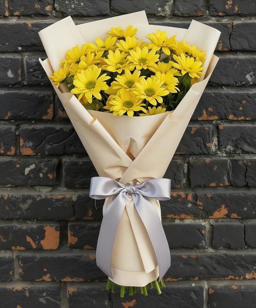 Букет цветов из: Хризантемы в Канеловской