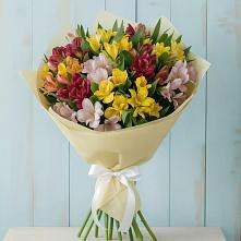 Букет цветов из:  Альстромерии в Канеловской