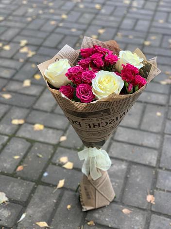 Букет цветов из: Розы в Канеловской