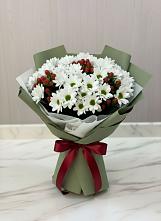 Букет цветов из:  Хризантемы #REPLACE_PRED# Канеловской