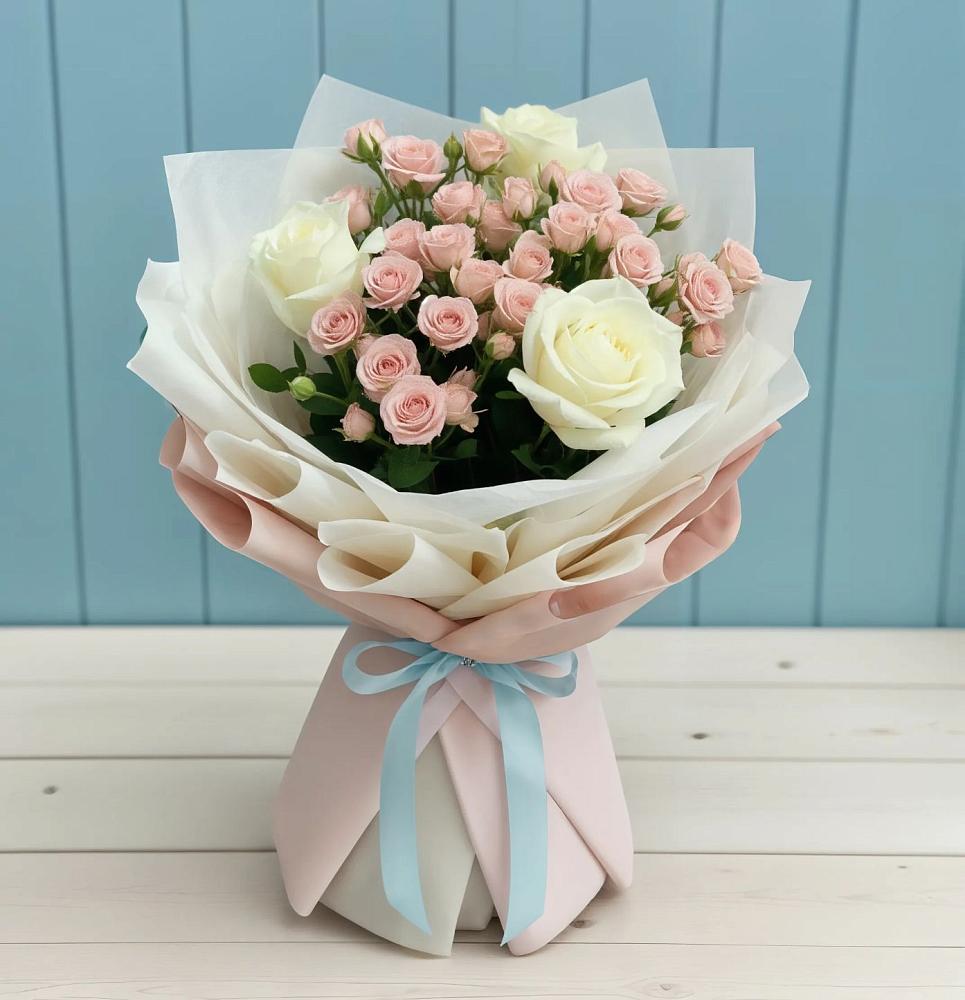 Букет цветов из: Розы в Канеловской