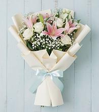 Букет цветов из:  Лилии в Канеловской